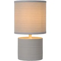 LUCIDE GREASBY - Tischlampe - Ø 14 cm - 1xE14 - Grau