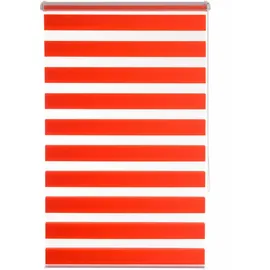 K-HOME Doppelrollo Ancona 40 x 150 cm rot/orange