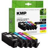 KMP PGI-570XL schwarz + CLI-571XL CMY