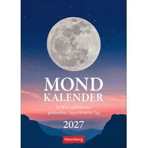 Harenberg Mondkalender Wochenkalender 2027 Weiß