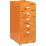 [en.casa] Kökar Schubladenschrank 69 cm x 28 cm x 41 cm orange