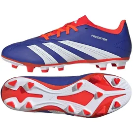 adidas Predator Club AG/FG Herren Lucid Blue/Ftwr White/Solar Red 44 2/3