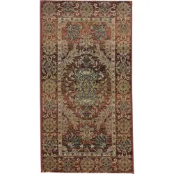 Teppich THEKO "Gabiro 3070", orange (terra), B:240cm H:10mm L:340cm, Kunstfaser, Teppiche, Kurzflor, klassisches Design, ideal im Wohnzimmer & Schlafzimmer