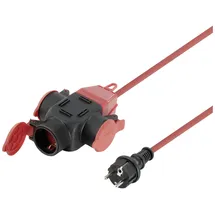 Sygonix SY-5806890 Strom Verlängerungskabel 16 A Rot 10.00 m H07RN-F 3G 1,5 mm2 witterungsbeständig