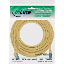 InLine Patchkabel, Cat.6A, S/FTP, TPE (LSZH), CCA, gelb, 5m