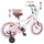 vidaXL Kinderfahrrad 16 Zoll weiß