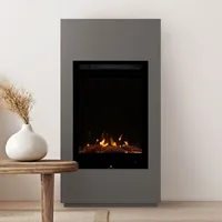 Noble Flame BRAVA [moderner Stand- oder Wand-Elektrokamin]: Quarzgrau