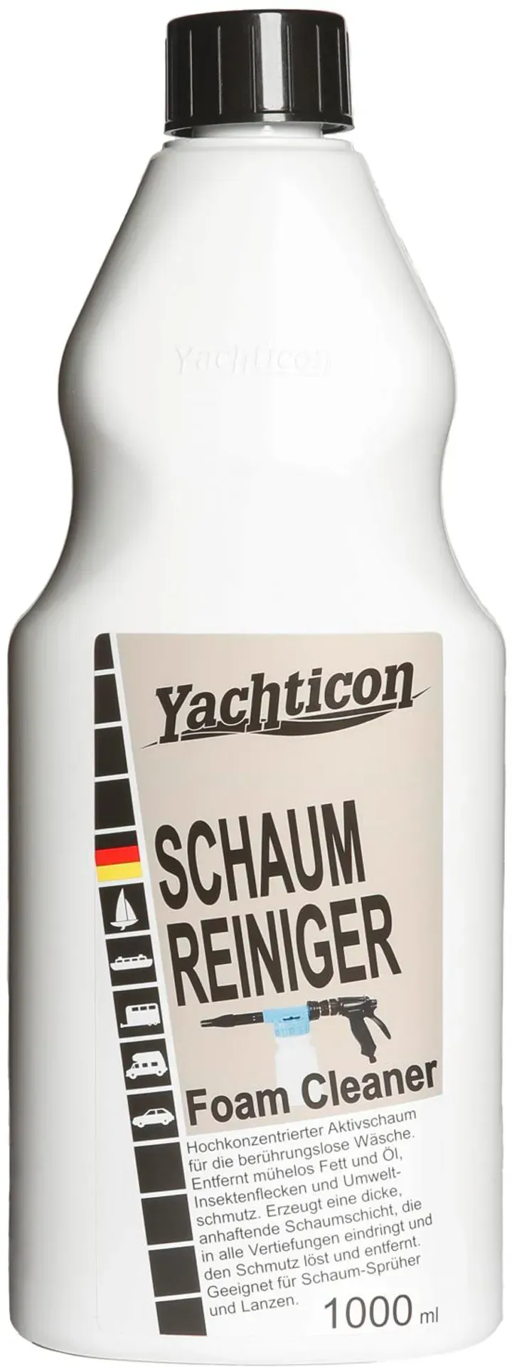 Yachticon Schaumreiniger für Fahrzeuge 1 Liter