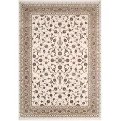 OCI DIE TEPPICHMARKE Teppich »MYSTIC HERITAGE«, rechteckig, 7 mm Höhe, florale Muster in 3D-Optik, maschinell gewebt, Viskose OCI Die Teppichmarke creme-beige B: 140 cm   1 St.