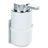 Wenko Seifenspender Woya 54655100 weiß Keramik 250,0 ml, 1 St.