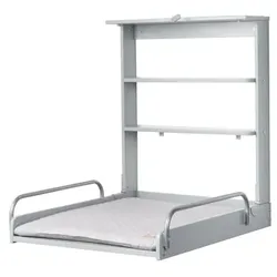 roba Wandwickelregal taupe + Wickelauflage roba Style grau