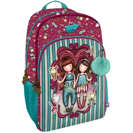 Santoro Unisex Kinder Rucksack mit 3 Reißverschlüssen Gorjuss Fairground Fireworks 29 x 45 x 17 cm, bunt, Estándar