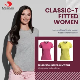 Stedman Classic Women T-Shirt Dunkelbraun Baumwolle Medium Damen