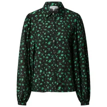 Edited Shirt 'Keao' - Schwarz,Grün - S
