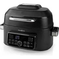 Nedis Heißluftfritteuse 6L schwarz