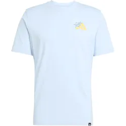 adidas Sportswear Food Grilled Cheese Graphic T-Shirt JM6460 - glow blue L