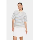St Tropez SAINT TROPEZ Poloshirt JoanaSZ Gerade Passform in Ice | Gr.: L