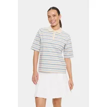 St Tropez SAINT TROPEZ Poloshirt JoanaSZ Gerade Passform in Ice | Gr.: L