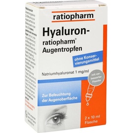 Ratiopharm Hyaluron ratiopharm Augentropfen 2X10 ml