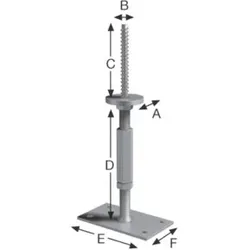SST Pfostenhalter JGB18G