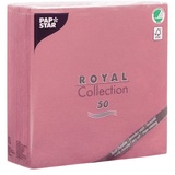 Papstar Servietten "ROYAL Collection" 1/4-Falz 40 cm x 40 cm rosa