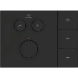 Ideal Standard Ceratherm Navigo Solos Thermostat Wanne & Dusche Silk Black