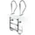 Weinmann Einbauleiter EXCLUSIV 4-stufig V2A Edelstahl,Unterteil
