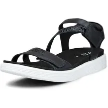 ECCO SOFT SANDAL W 3-STRAP Herren Schwarz 37