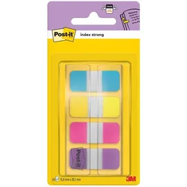 Post-it Post-it® Index Strong Haftmarker farbsortiert 4x 10 Streifen