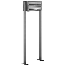 AL Briefkastensysteme 2 stehend - grau
