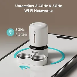 PETLIBRO GRANARY WIFI DUAL Essenschale Weiß Futterautomat