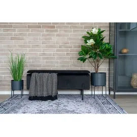 House Nordic Sitzbank Watford Schwarz 95 x 37 x 40 cm