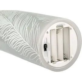 Pauleen Cosy Feather LED-Kerze 2 St. grau/weiß