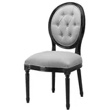 Casa Padrino Luxus Esszimmerstuhl 54 x 54 x H. 98 cm - Hotel Restaurant Möbel