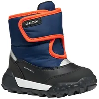 GEOX B TREKKYUP Boy B ABX Ankle Boot, Navy/ORANGE,