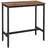 VASAGLE Bartisch rechteckig 100 x 40 x 90 cm Braun-Schwarz
