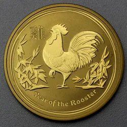 Goldmünze 1oz Hahn 2017 Lunar II ? Year of the Rooster (Australien)