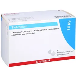 TIOTROPIUM Glenmark 18 μg Hkp.m.Plv.z.Inh.+Inhaler 60 St