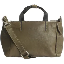 Umhängetasche MARGELISCH "Gini 3", Damen, Gr. B/H/T: 28cm x 17cm x 12cm one size, grün, Leder, Taschen, aus LWG zertifiziertem Leder