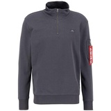 Alpha Industries Industries X-Fit Half Zip Sweater Sweatshirt Herren Vintage