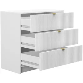 Mirjan24 Kommode Tireno 3SZ mit drei Schubladen, Rechteckig, 80x75x40 cm, Wohnzimmer, Kommoden & Sideboards, Kommoden