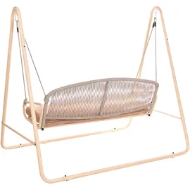 Beliani Norcia Braun 3-Sitzer