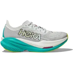 HOKA Damen Marathonschuhe MACH X 2, FROST / ELECTRIC AQUA, 42