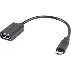 Lanberg Micro USB (Stecker) ></noscript> USB-A (Buchse) 2.0 15cm Adapter OTG