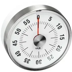 TFA 38.1028.02           silber Puck Küchen-Timer
