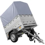 Neuanhänger Kipper ungebremst GARDEN TRAILER 150 KIPP mit zusätzlichen Bordwänden, Stützrad, Hochplane und Hochspriegel