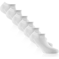Rohner Sneaker Socken, Multipack - Bambus Weiß 43-46 Pack