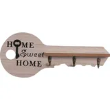 [wand-schlüsselhalter] André Online Hakenmodell (14x33x6,2 Cm) Aus Holz – Schlüsselaufbewahrung Und Pinnwand