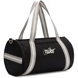 Nike NK HERITAGE DUFF - RETRO Sporttasche schwarz/grau/weiß - STK