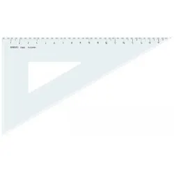 Aristo Dreieck 60 Grad mit Facette Hypotenuse 22.6 cm, Teilung 19.6 cm 9003182602018 Aristo